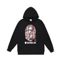 Bathing Shark and ape head print Hoodie Autumn / Winter Letter Print Loose Hoodie Pullover Ape Sweater NextBlock