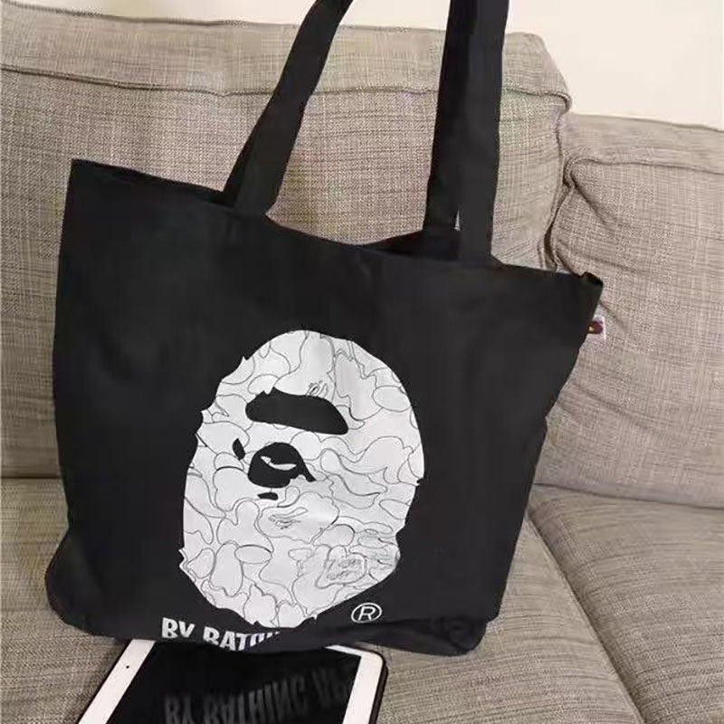 Bathing Shark and ape head print Bag µ¥¼ç°üÊÖÌṺÎï´üͨÇڰü NextBlock
