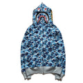 Bathing Shark and ape head print Hoodie Camouflage Alphabet Embroidery Shark Hooded NextBlock