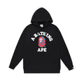 Bathing Shark and ape head print Hoodie Fall / Winter Hooded Sweater NextBlock
