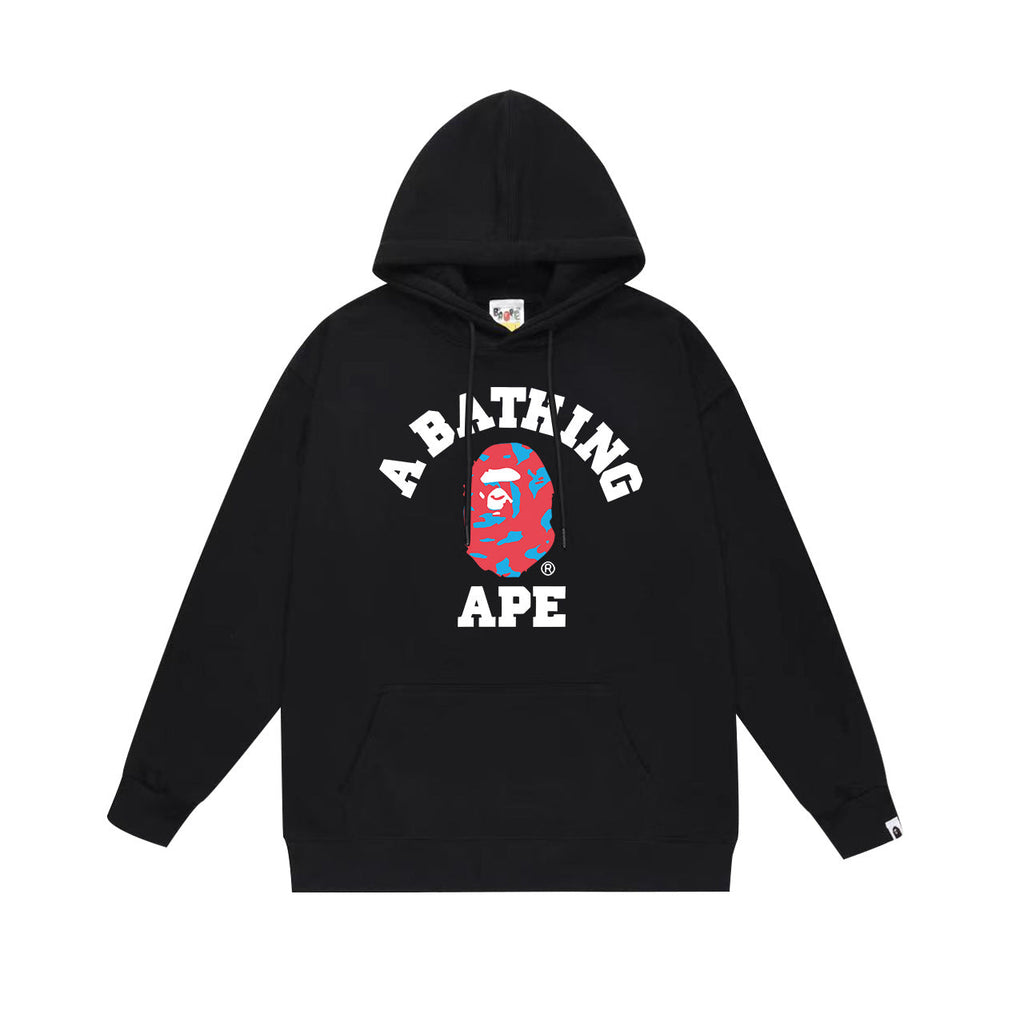 Bathing Shark and ape head print Hoodie Fall / Winter Hooded Sweater (Part 3) NextBlock