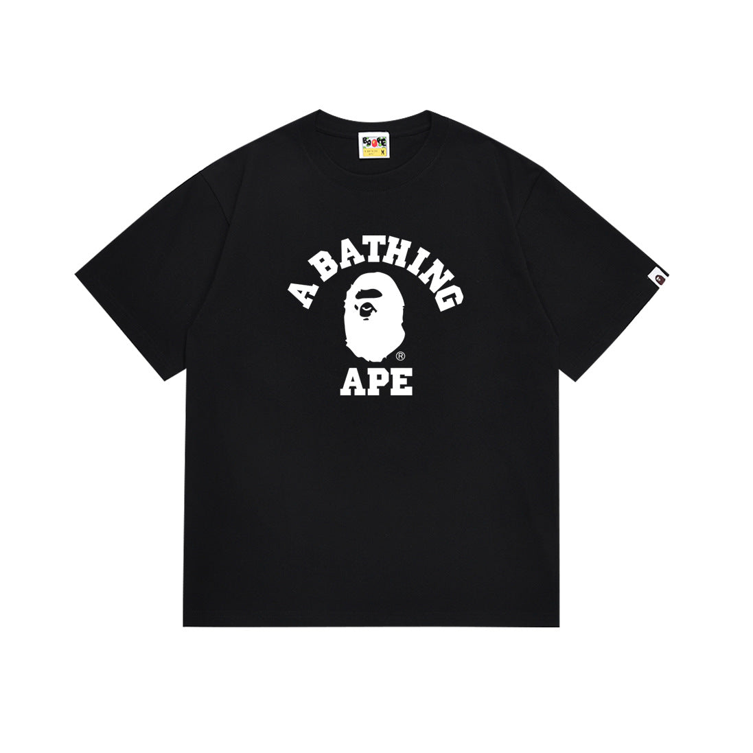 BAPE Bathing Shark and ape head print T Shirt NextBlock