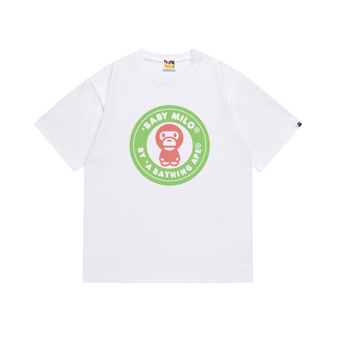 BAPE Bathing Shark and ape head print T Shirt NextBlock