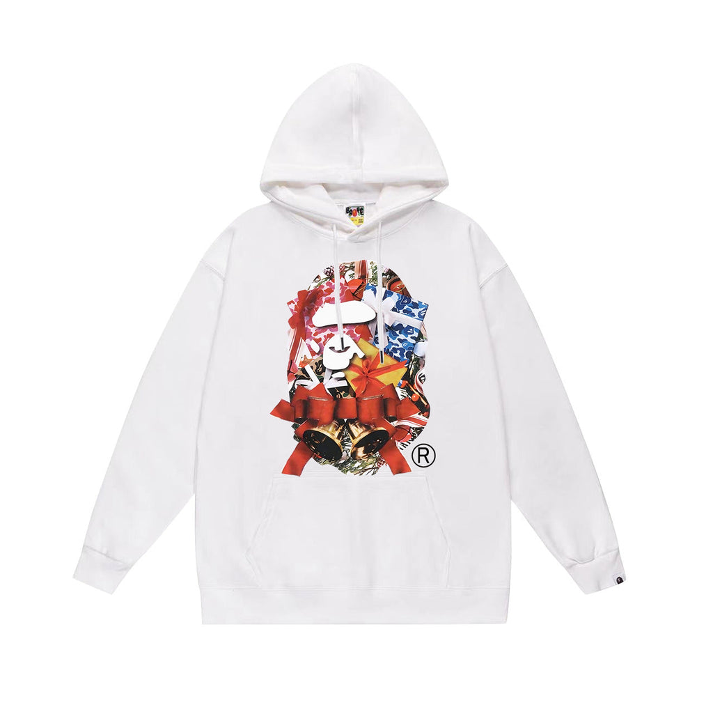 Bathing Shark and ape head print Hoodie Fall / Winter Hooded Sweater (Part 4) NextBlock