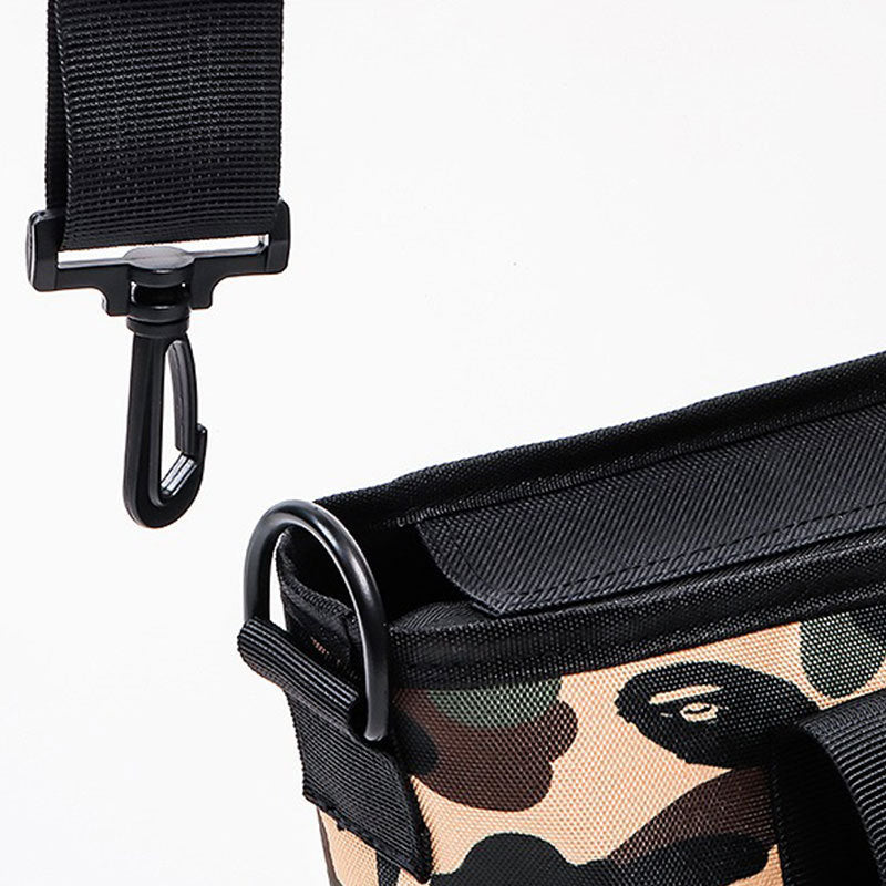 Bathing Shark and ape head print Bag Ape Camo Tote Bag Wallet Two-piece Set NextBlock