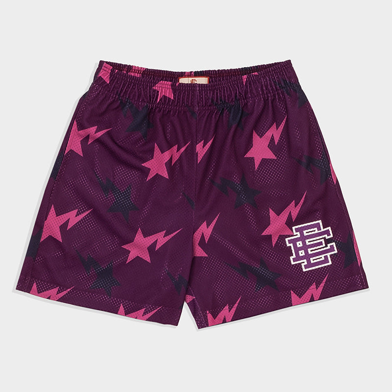 Bape Shorts Fitness Sports American Short-Length Pants Mesh Breathable and Loose NextBlock