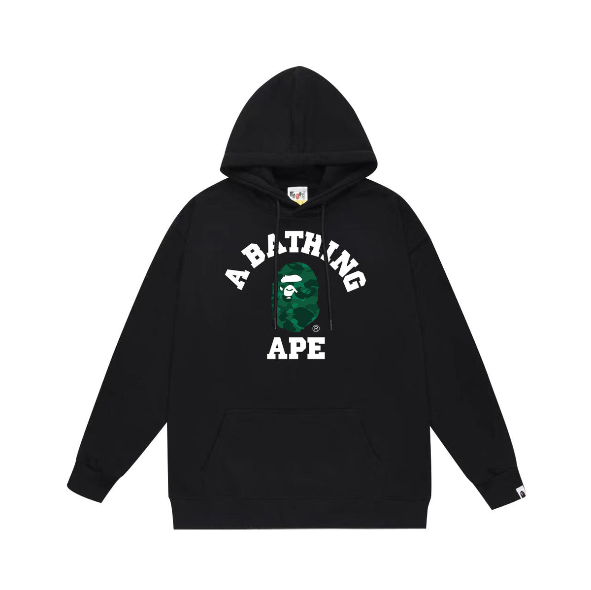 Bathing Shark and ape head print Hoodie Autumn / Winter Letter Print Loose Hoodie Pullover Ape Sweater NextBlock