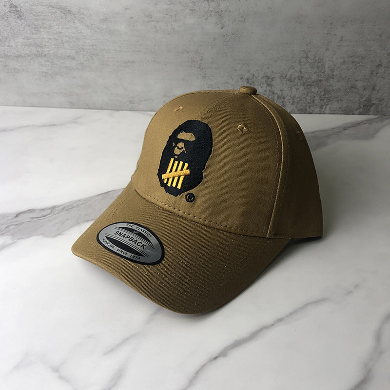 Bathing Shark and ape head print Hat Undefeated Baseball Cap Boys and Girls Shade Cap Hat NextBlock