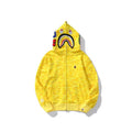 Bathing Shark and ape head print hoode BAPE fruit hooded zipper NextBlock