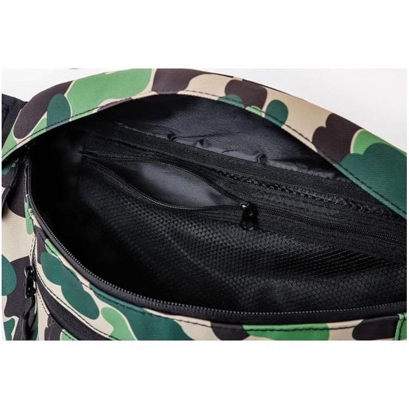 Bathing Shark and ape head print Bag Camouflage Ape Head Large Waist Bag Waterproof Breast Bag NextBlock