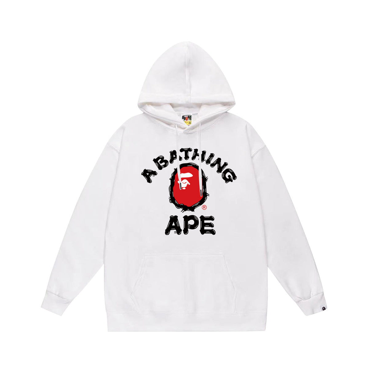 Bathing Shark and ape head print Hoodie Autumn / Winter Letter Print Loose Hoodie Pullover Ape Sweater NextBlock