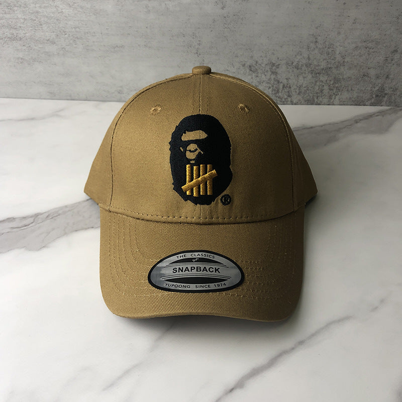Bathing Shark and ape head print Hat Undefeated Baseball Cap Boys and Girls Shade Cap Hat NextBlock