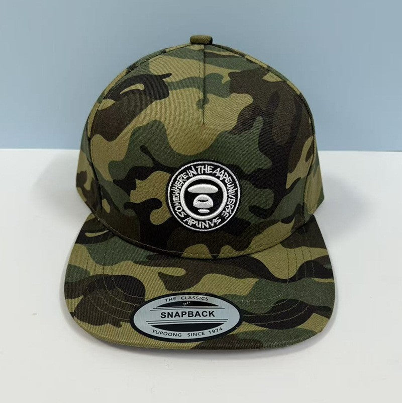 Bathing Shark and ape head print Hat Ape Head Cap Shade Breathable Baseball Net Cap NextBlock