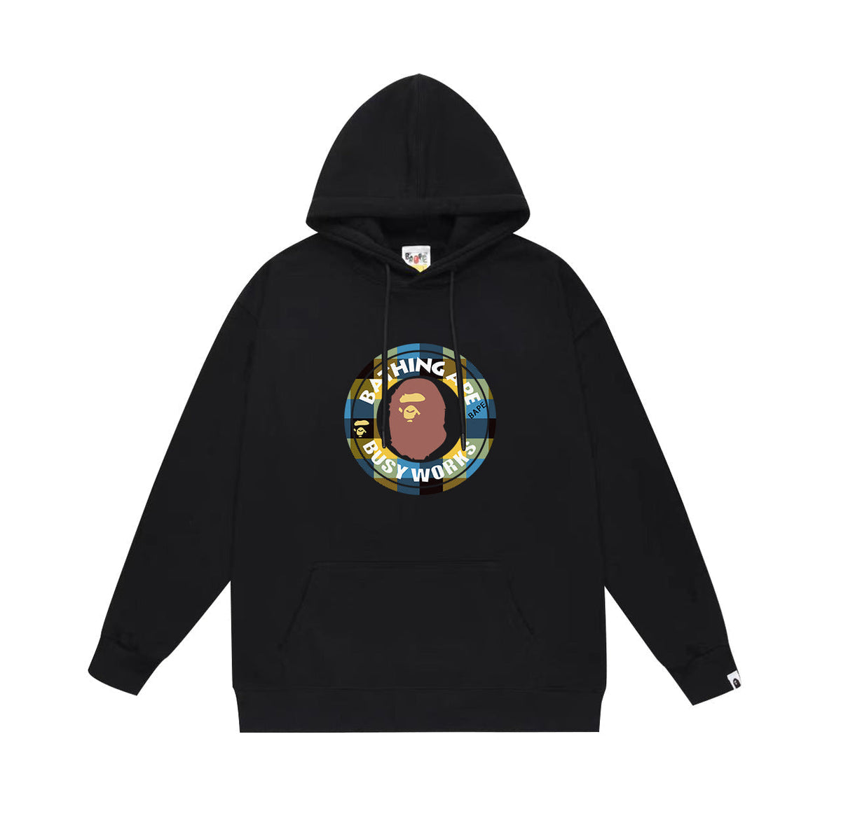 Bathing Shark and ape head print Hoodie Fall / Winter Hooded Sweater NextBlock