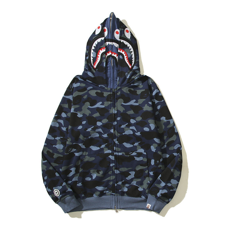 Ape Hoodie Camouflage Alphabet Double Hat Sweater Autumn Winter NextBlock