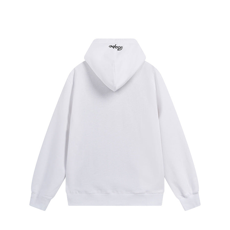 Bathing Shark and ape head print Hoodie Shark Head Sweater Colored Letter Print Fall / Winter Hooded Jacket NextBlock