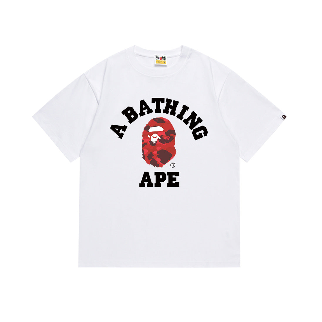 BAPE Bathing Shark and ape head print T Shirt NextBlock