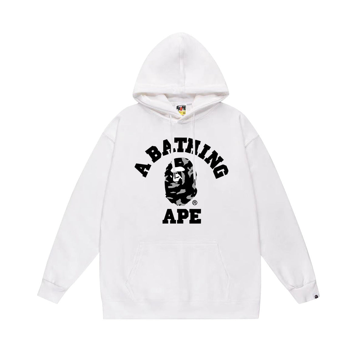 Bathing Shark and ape head print Hoodie Fall / Winter Hooded Sweater NextBlock