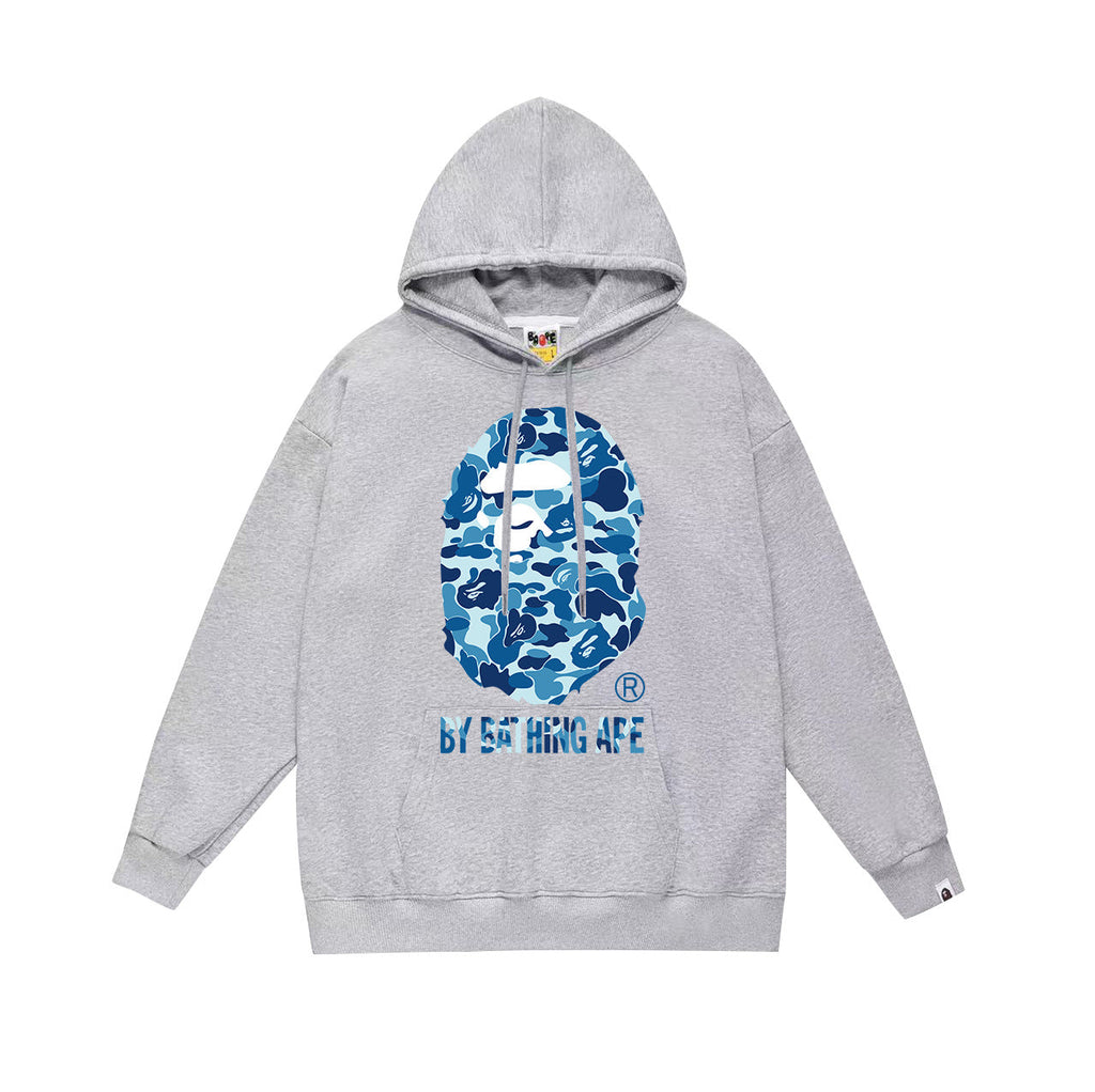 Bathing Shark and ape head print Hoodie Fall / Winter Hooded Sweater (Part 4) NextBlock