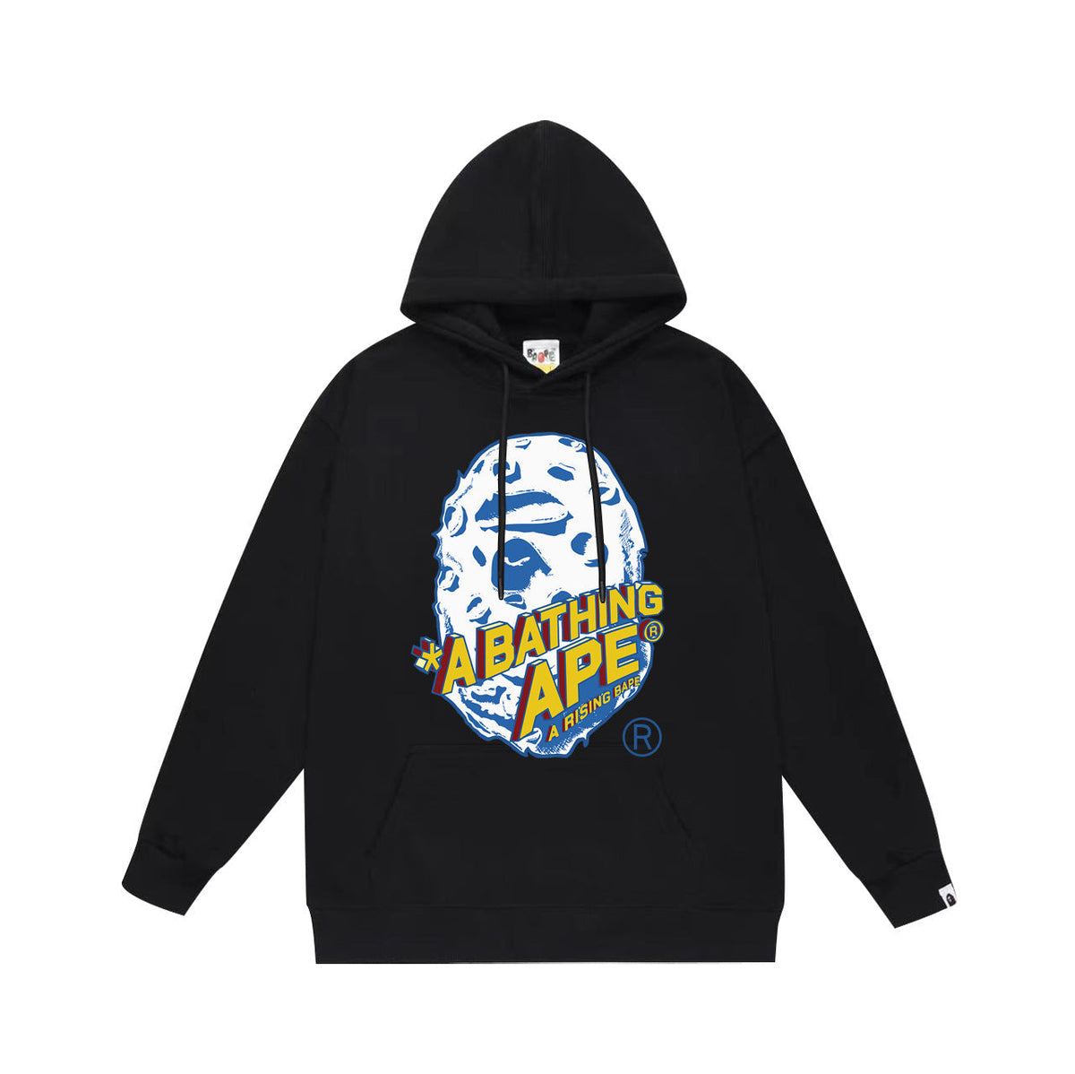 Bathing Shark and ape head print Hoodie Autumn / Winter Letter Print Loose Hoodie Pullover Ape Sweater NextBlock
