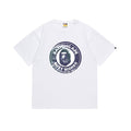 BAPE Bathing Shark and ape head print T Shirt NextBlock
