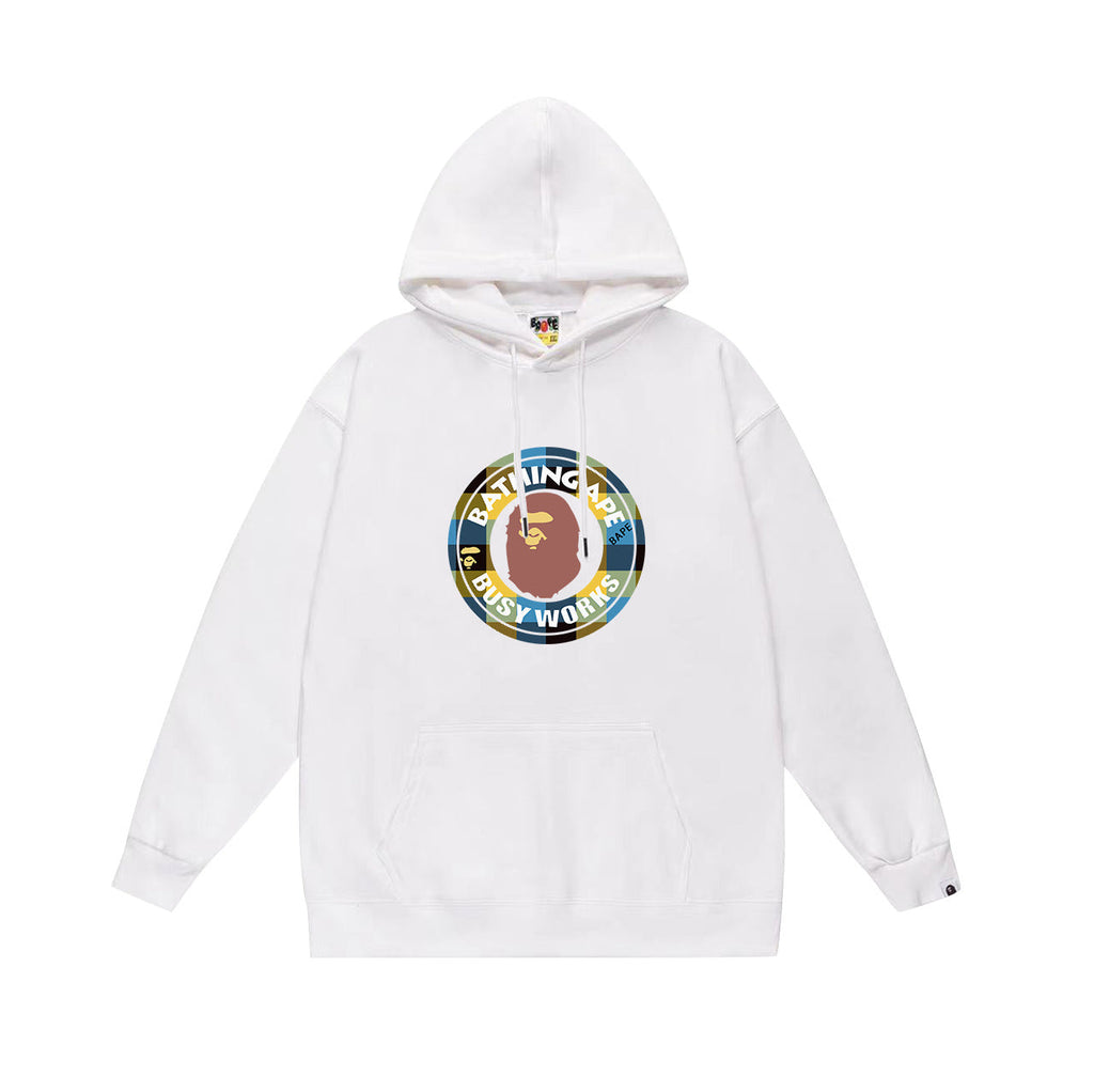 Bathing Shark and ape head print Hoodie Fall / Winter Hooded Sweater NextBlock