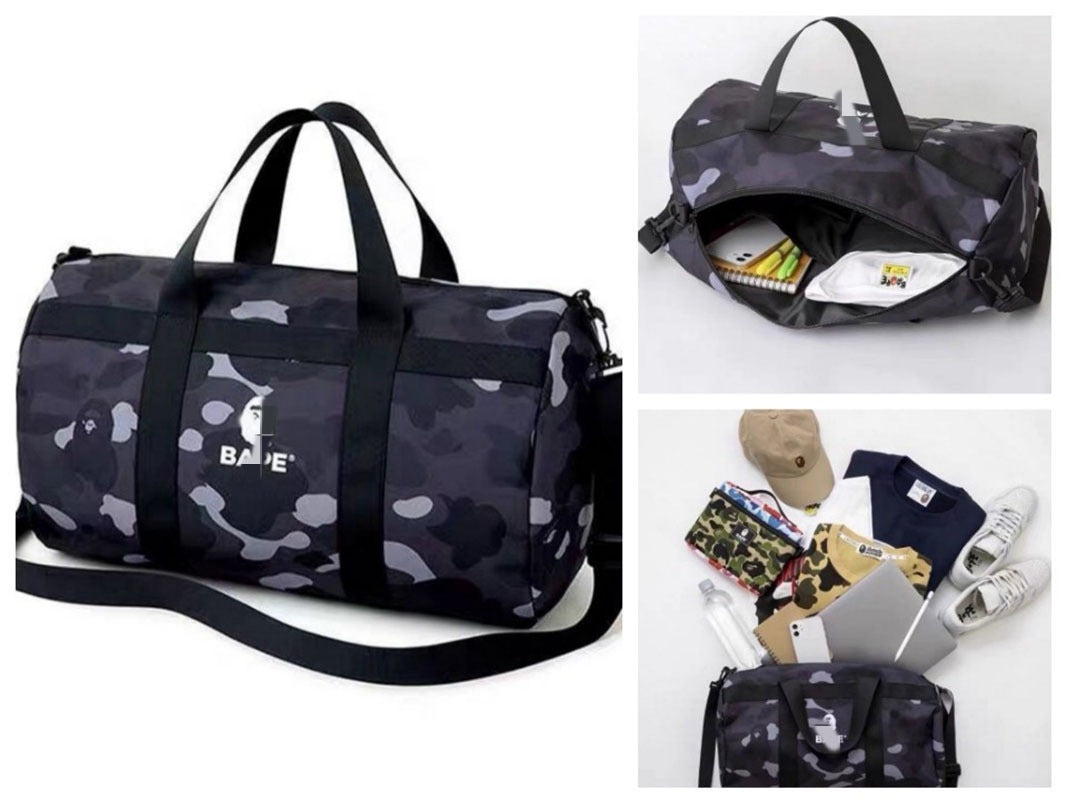 BAPE Bag black and white camouflage NextBlock