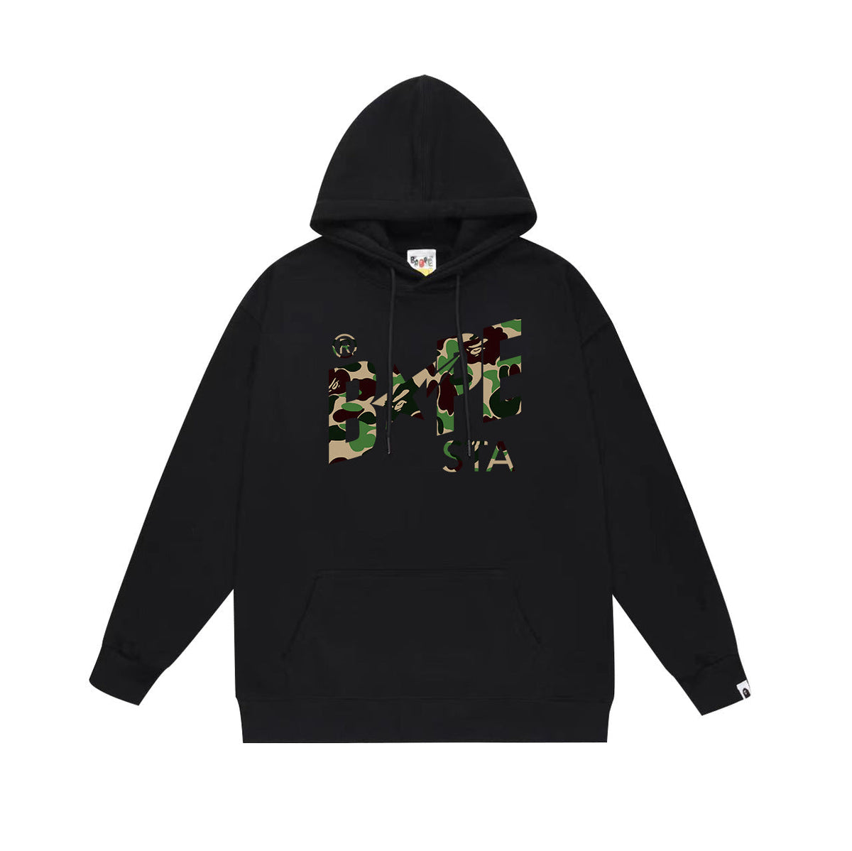 Bathing Shark and ape head print Hoodie Fall / Winter Hooded Sweater NextBlock