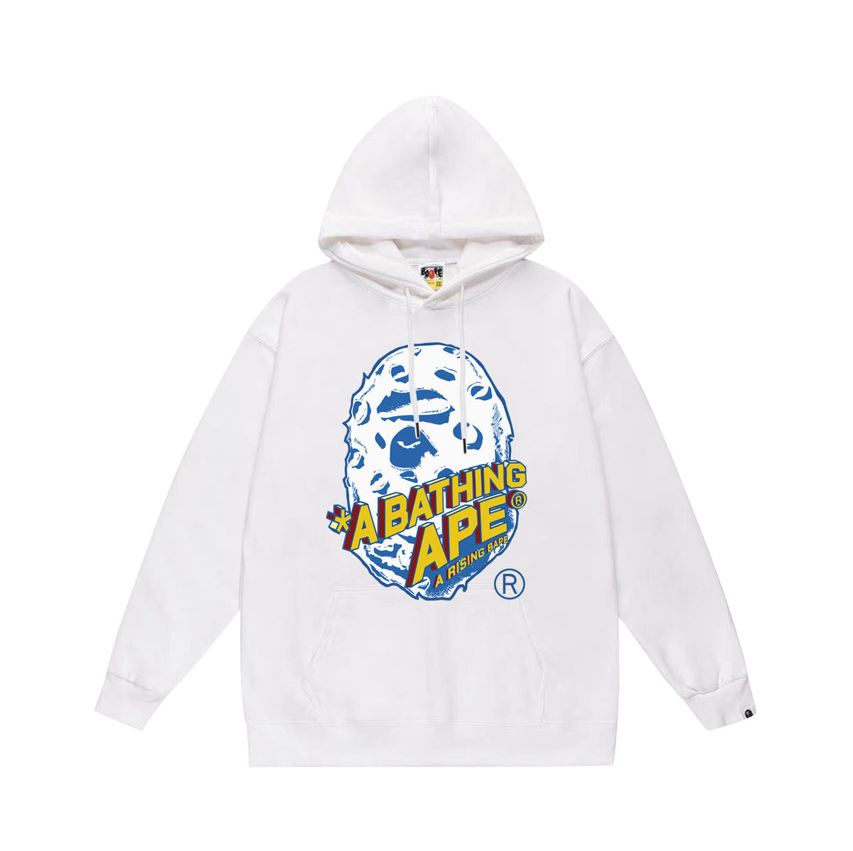 Bathing Shark and ape head print Hoodie Autumn / Winter Letter Print Loose Hoodie Pullover Ape Sweater NextBlock