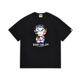 BAPE Bathing Shark and ape head print T Shirt NextBlock