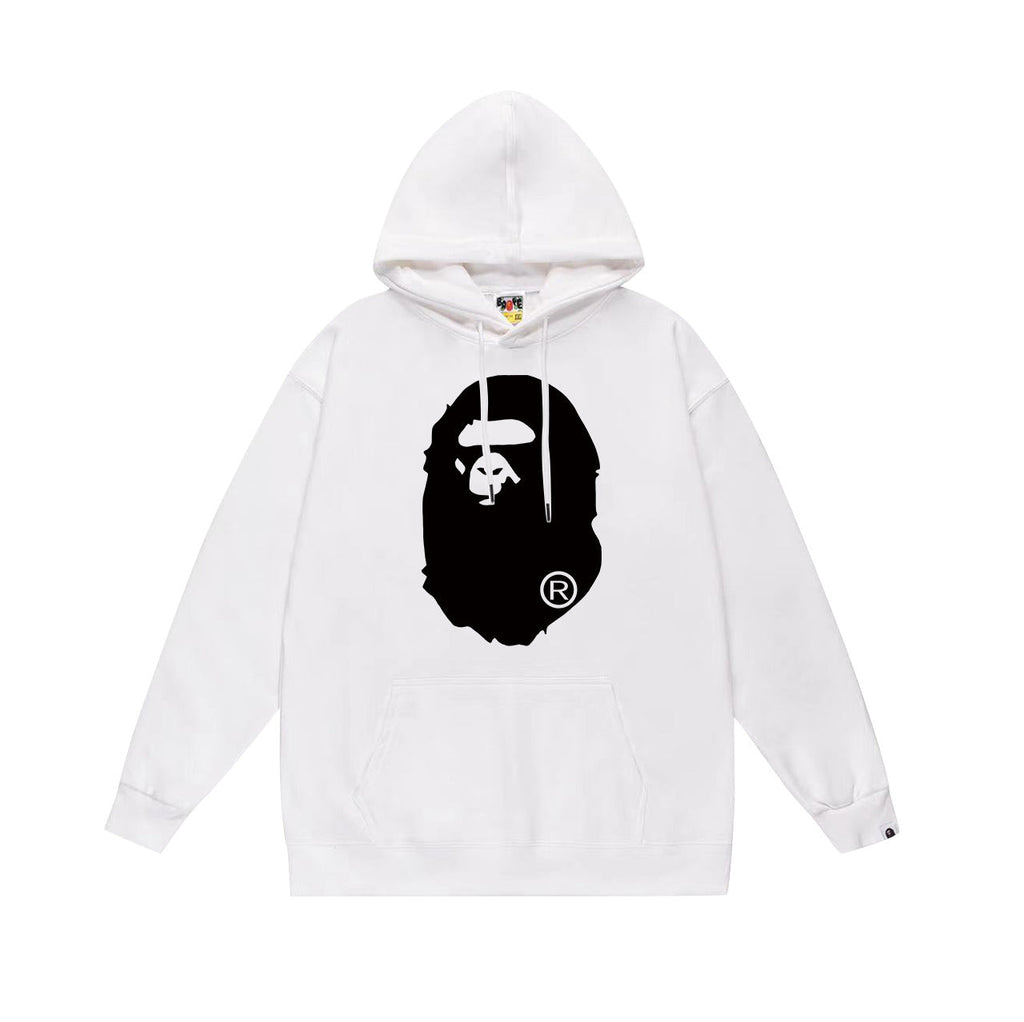 Bathing Shark and ape head print Hoodie Fall / Winter Hooded Sweater (Part 6) NextBlock