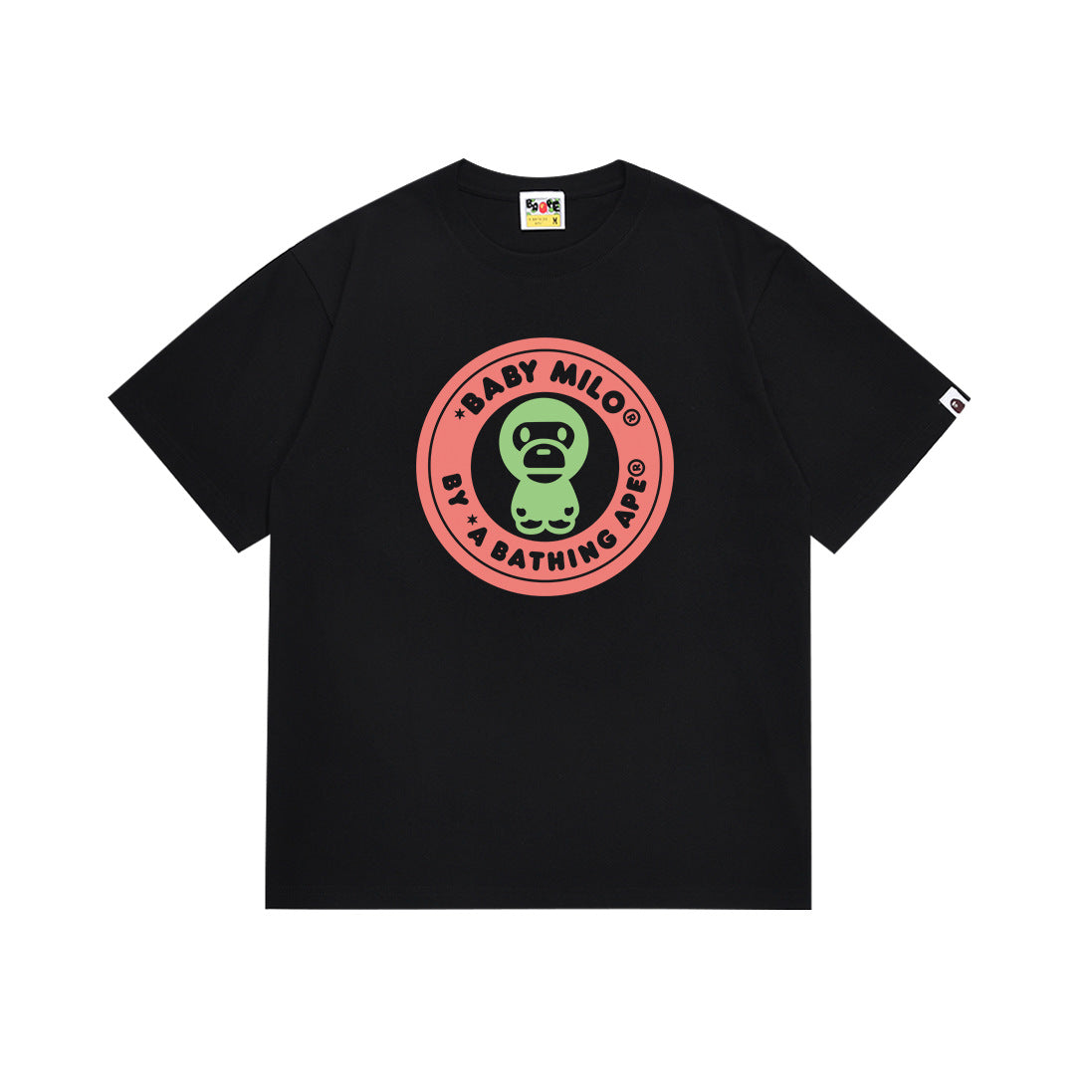 BAPE Bathing Shark and ape head print T Shirt NextBlock