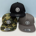 Bathing Shark and ape head print Hat Embroidered Round Label Baseball Cap Hard Top Street Hip Hop Flat Edge Cap NextBlock