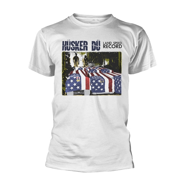 [T-shirt] Husker Du - Land Speed Record (white) [S]