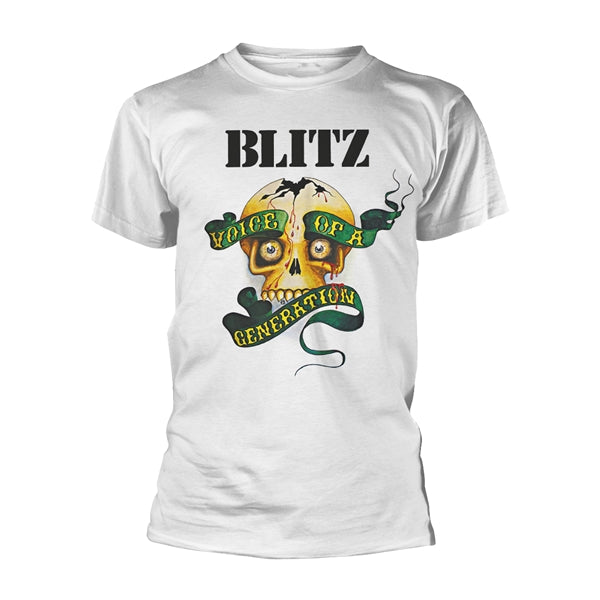 [T-shirt] Blitz - Voice Of A Generation (white) [L]