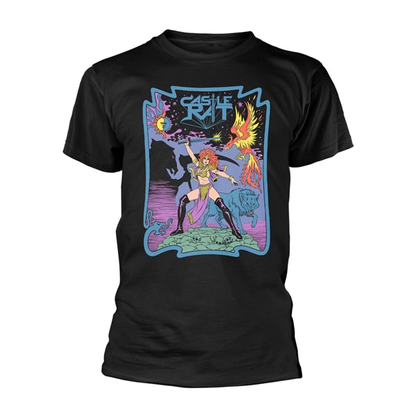 [T-shirt] Castle Rat - Sword (black) [L]