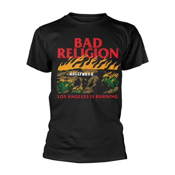 [T-shirt] Bad Religion - LA Is Burning (black) [L]