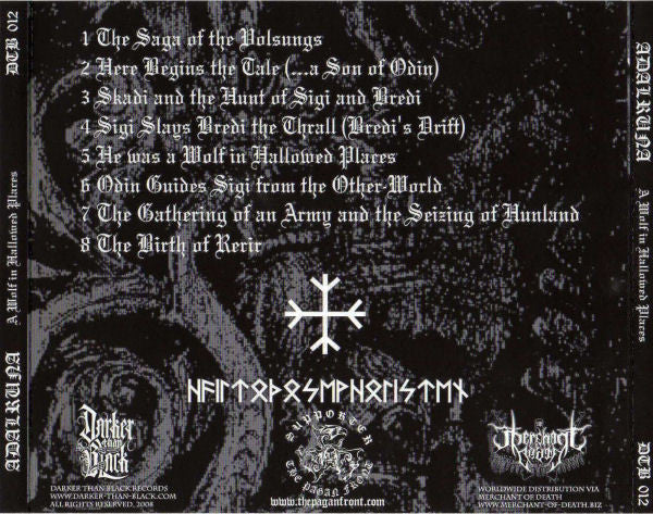 Adalruna - A Wolf In Hallowed Places (CD)