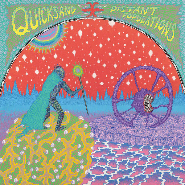 Quicksand - Distant Populations (LP, red & yellow splatter)