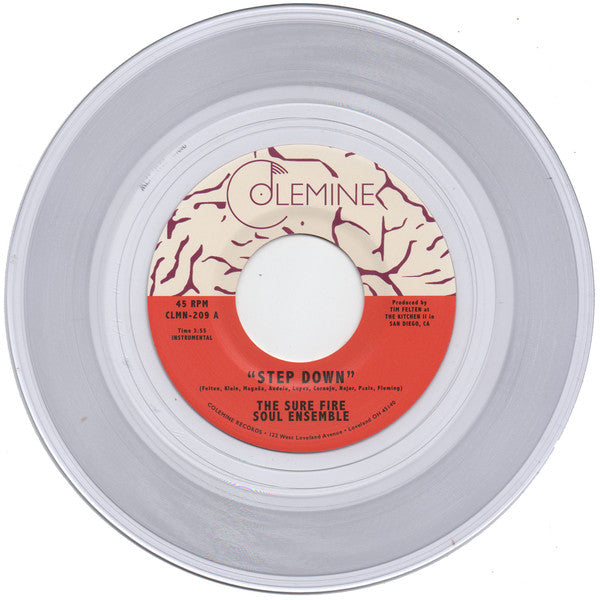 The Sure Fire Soul Ensemble - Step Down (7", clear vinyl)