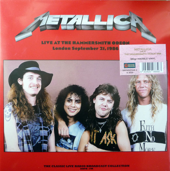 Metallica - Live At The Hammersmith Odeon, London September 21, 1986 (LP, black/white marble)