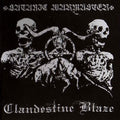 Satanic Warmaster / Clandestine Blaze - s/t split (CD, digipak)