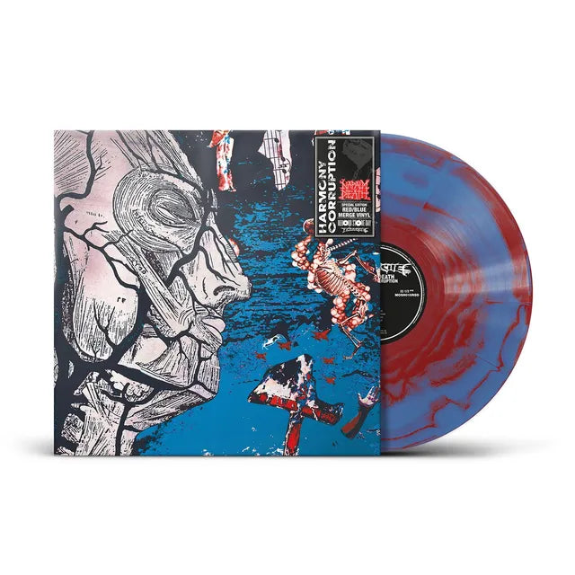 Napalm Death - Harmony Corruption (LP, blue/red)