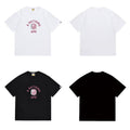 Bathing Shark and ape head print T Shirts NextBlock
