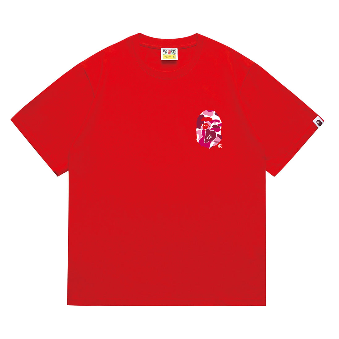 Bathing Shark and ape head print T-Shirt NextBlock