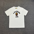 Bathing Shark and ape head print T-Shirt NextBlock