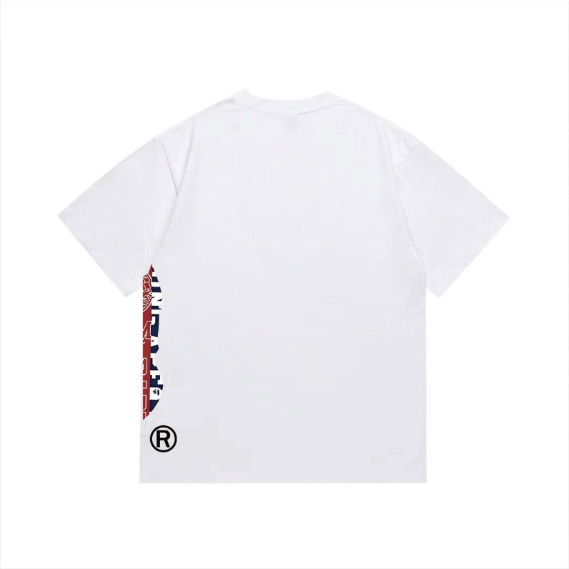 Bathing Shark and ape head print T Shirts NextBlock