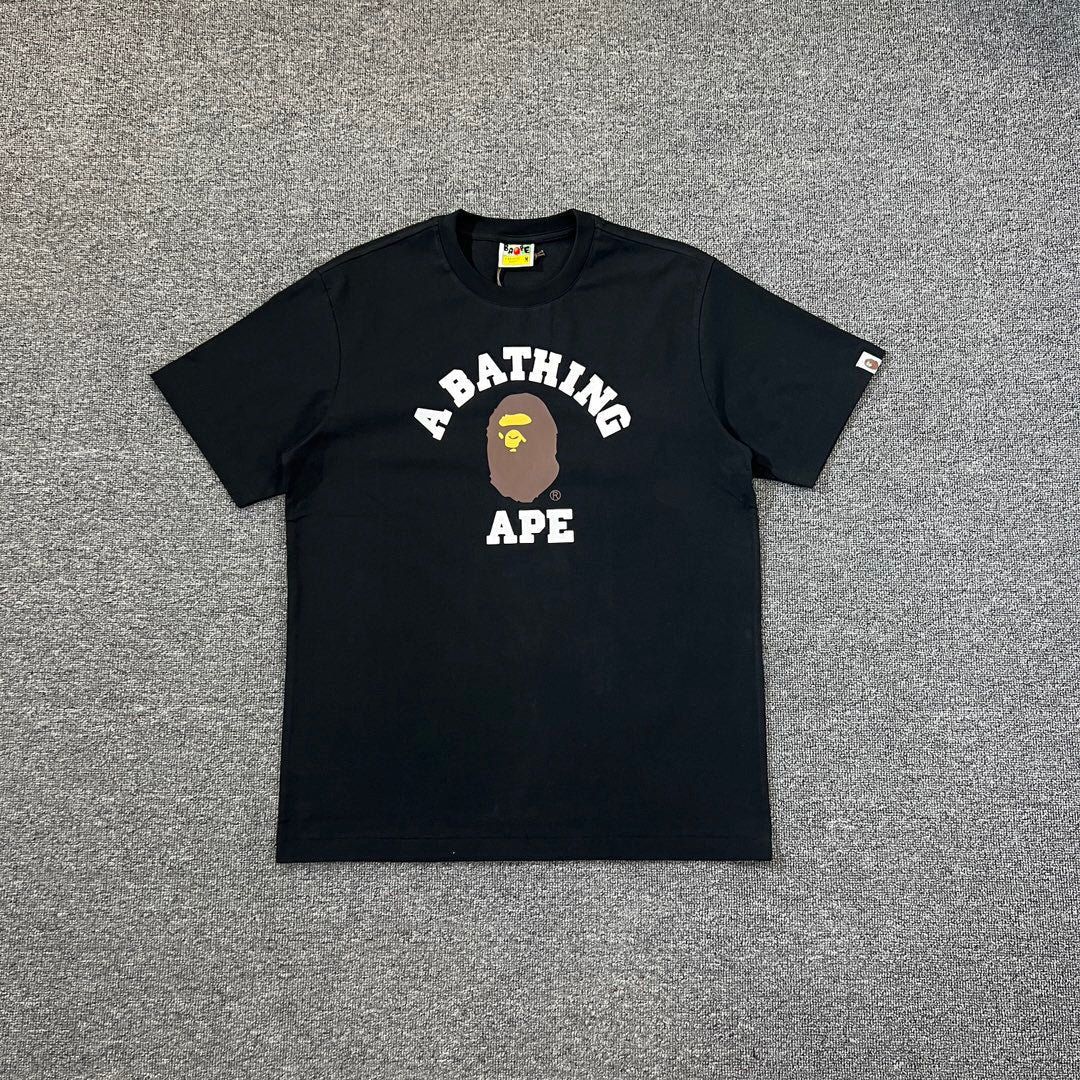 Bathing Shark and ape head print T-Shirt NextBlock