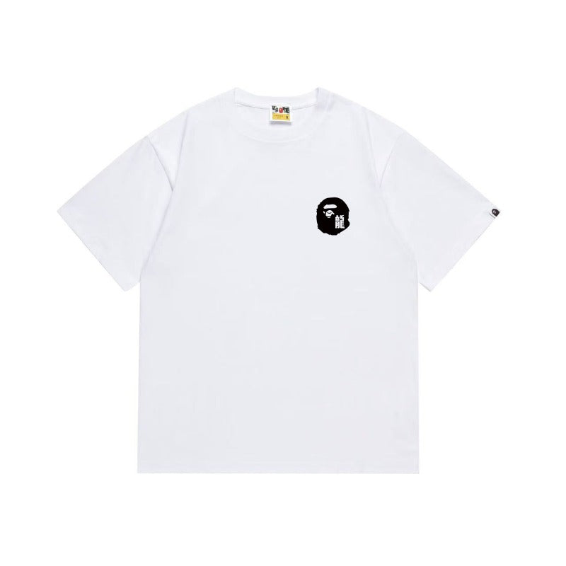 Bathing Shark and ape head print T Shirts NextBlock