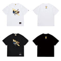 Bathing Shark and ape head print T Shirts NextBlock